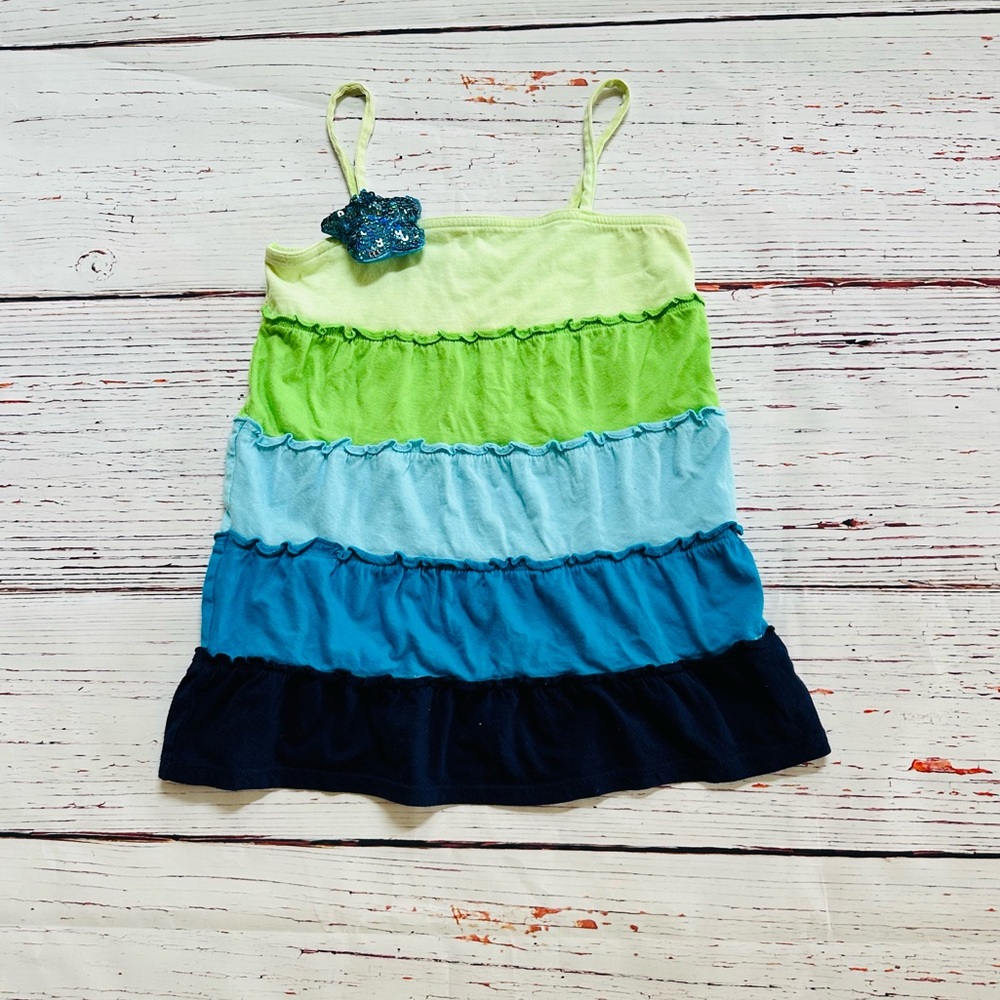 Justice Green and Blue Layered Camisole